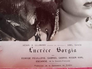 Lucrèce Borgia - Abel Gance, Nieuw