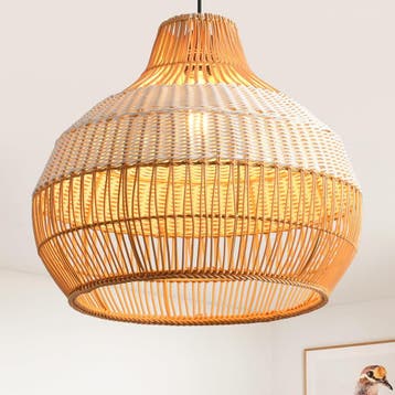 Hanglamp eetkamer - Rotan - Woonkamer - Slaapkamer - Bruin -, Verzenden
