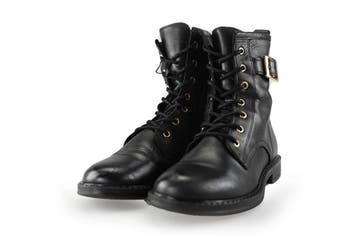 Giga Veterboots Meisjes in maat 37 Zwart, Verzenden, Jongen of Meisje, Schoenen, Nieuw