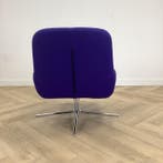 Softline Coco draaifauteuil Deens design, paars - chroom, Huis en Inrichting, Gebruikt, Eén