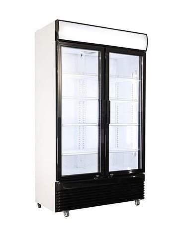 Koelkast 2 Glasdeuren Bez-780 Gd, Verzenden