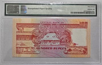 Seychelles. - 100 Rupees ND(1989) - Pick 35 (Sans prix de