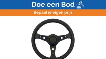 Bieden: 3-Spoke Boat Steering Wheel Black D330mm  S330, Ophalen of Verzenden, Nieuw