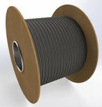 Staalkabel Zwart 6mm 100 meter op haspel, Verzenden