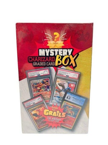 Pokémon Mystery box - Charizard Graded Card - Various sets, Hobby en Vrije tijd, Nieuw