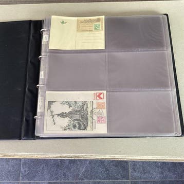 België - Briefkaarten album groot formaat zonder, Gestempeld