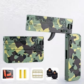 Lifecard Vouwbaar Soft Bullet Pistool - Speelgoed Shell, Verzenden, Nieuw