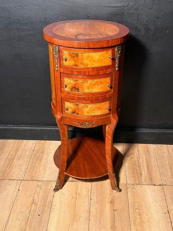 Table de chevet - Bois, Bronze