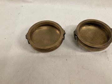 Coupelles doffrande - Bronze - Tibet - XXe siècle