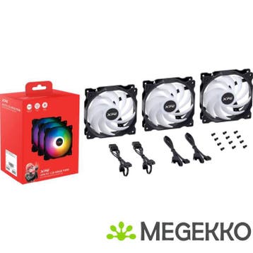 XPG VENTO 120 ARGB PWM 3-Pack, Verzenden, Nieuw