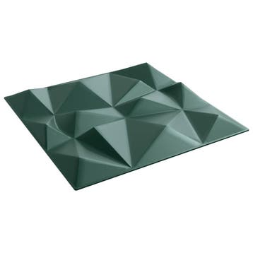 vidaXL Wandpanelen 12 pcs Diamond Groen 50 x 50 cm XPS, Verzenden, Nieuw