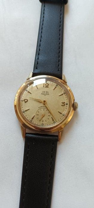 GUB GLASHUTTE cal . 60 gold - plated - serviced 2025 - gub -, Nieuw