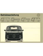 1971 VOLKSWAGEN TRANSPORTER T2 INSTRUCTIEBOEKJE DUITS, Ophalen of Verzenden