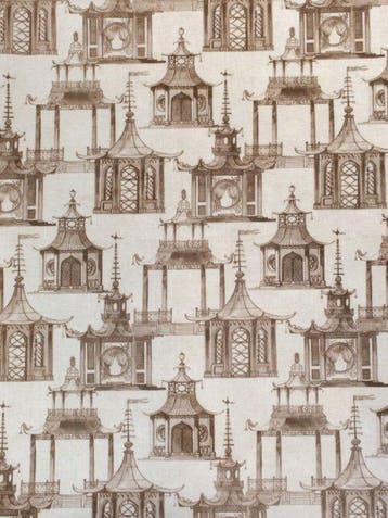 3,00 x 3,00 meter PAGODE DORIENTE - Elegante fluweel in