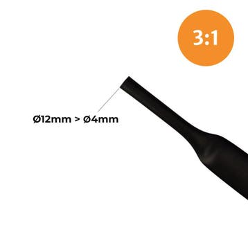 Krimpkous Zonder Lijm 3:1 | P/M, 12mm, Auto-onderdelen, Ophalen of Verzenden, Nieuw