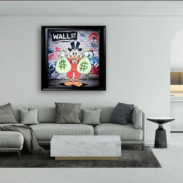 Urban3DArt (1971) - Picsou $$ wall street Picsou Limited, Antiek en Kunst