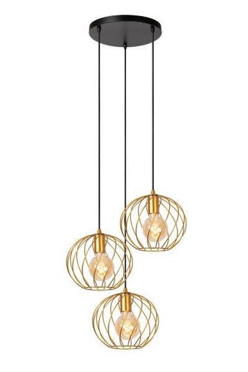 Hanglamp Lucide DANZA -  - Ø 50 cm - 3xE27 - Mat, Huis en Inrichting, Lampen | Hanglampen, Verzenden, Nieuw