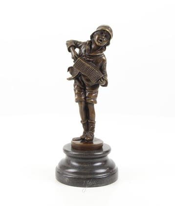 sculptuur, Art Deco Bronze “Lazzarone” – After Demetre, Antiquités & Art