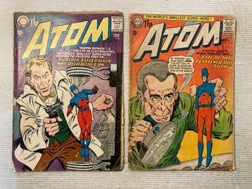 the Atom (1962) 7 comics in Range 15 to 34. Silver Age Gems, Nieuw