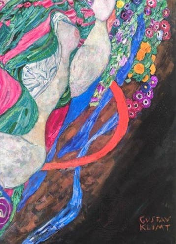 Gustav Klimt (1862-1918) - The Virgin, 1913. Gesigneerd in, Antiek en Kunst