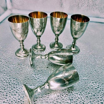 Service de boisson pour 6 - Plaqué(e) argent - 875, 1953