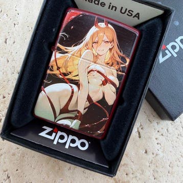 Zippo - Power – Chainsaw Man Anime – Custom Collectible, Verzamelen, Nieuw