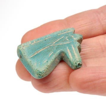 Oud-Egyptisch Faience Oog van Horus, Antiek en Kunst