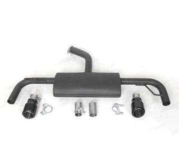 Ligne Déchappement Vw Golf Mk6 Look Gti Noir, Autos : Pièces & Accessoires, Systèmes d'échappement, Verzenden