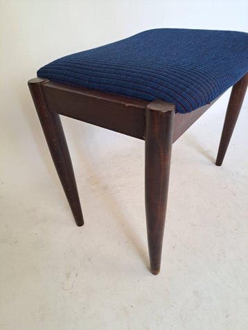 Tabouret - Bois, Textile - ottomane/repose-pieds