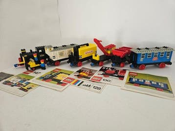 Lego Set - Train - Steam Locomotive (Push) +5