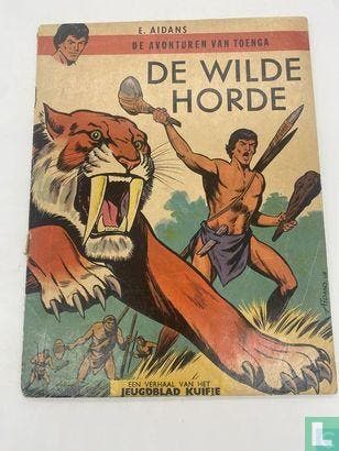 Toenga - De wilde horde - 1964, Boeken, Stripverhalen, Eén stripboek, Verzenden, Gelezen, Aidans, Edouard.