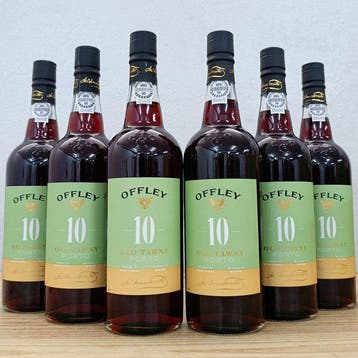 Offley - 10 years old Tawny - Douro - 6 Flessen (0.75 liter), Nieuw
