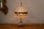 Tafellamp - koepel versierd met diamantvormige motieven en