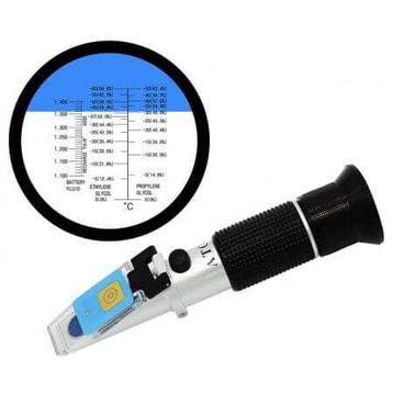 Refractometer LED ATC met luxe case, Verzenden