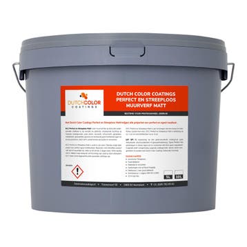 DCC Perfect en Streeploos Muurverf Matt 5L, Verzenden, Nieuw