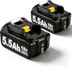 Accu geschikt voor Makita - 2 x 18V Accu - 5.5Ah - BL1860B -, Verzenden, Nieuw