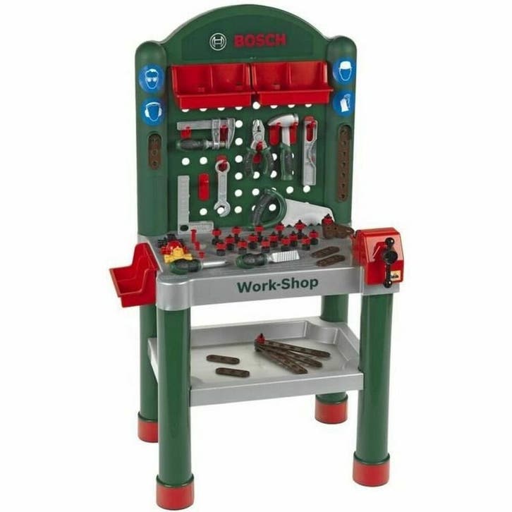 Klein Toys Bosch mini multifunctionele speelgoed werkbank –, Bricolage & Construction, Établis, Envoi