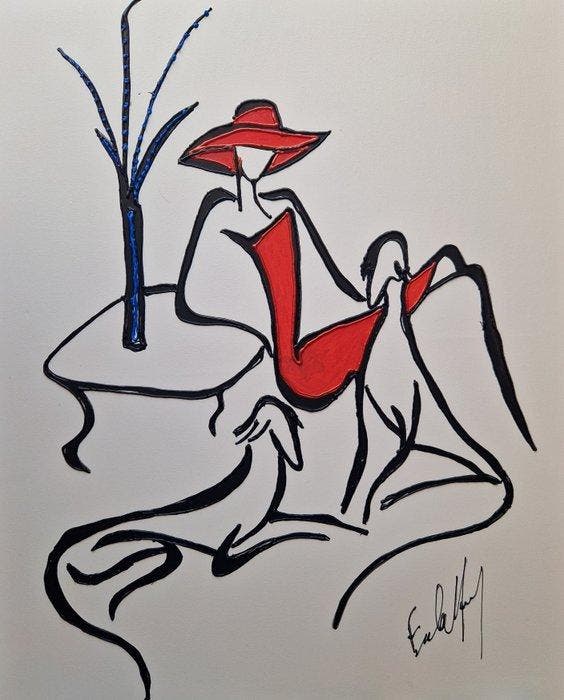 Henry Escobar - Élégance, Antiek en Kunst, Kunst | Designobjecten