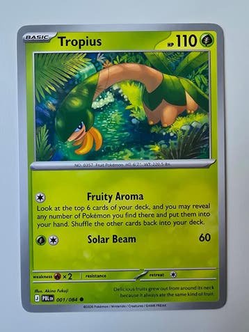 TROPIUS (PITCH BLACK 001/084) (TRADING CARD), Gebruikt