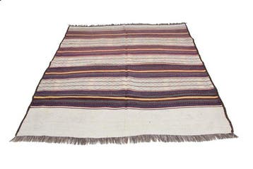 Anatolië Shahsavan Kilim Antiek van Wol - Vloerkleed - 200
