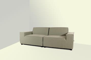 Flow. Cube 2,5 zits loungebank leaf |   Sunbrella | SALE, Nieuw
