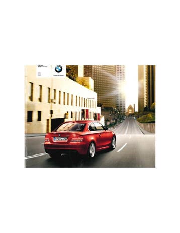 2007 BMW 1 SERIE COUPÉ BROCHURE DUITS