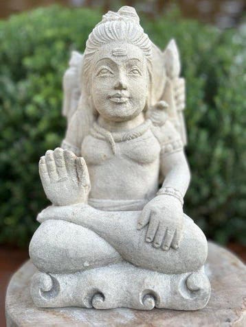 Statua Pietra induista– Dewi Siwa - sculptuur - SIWA -