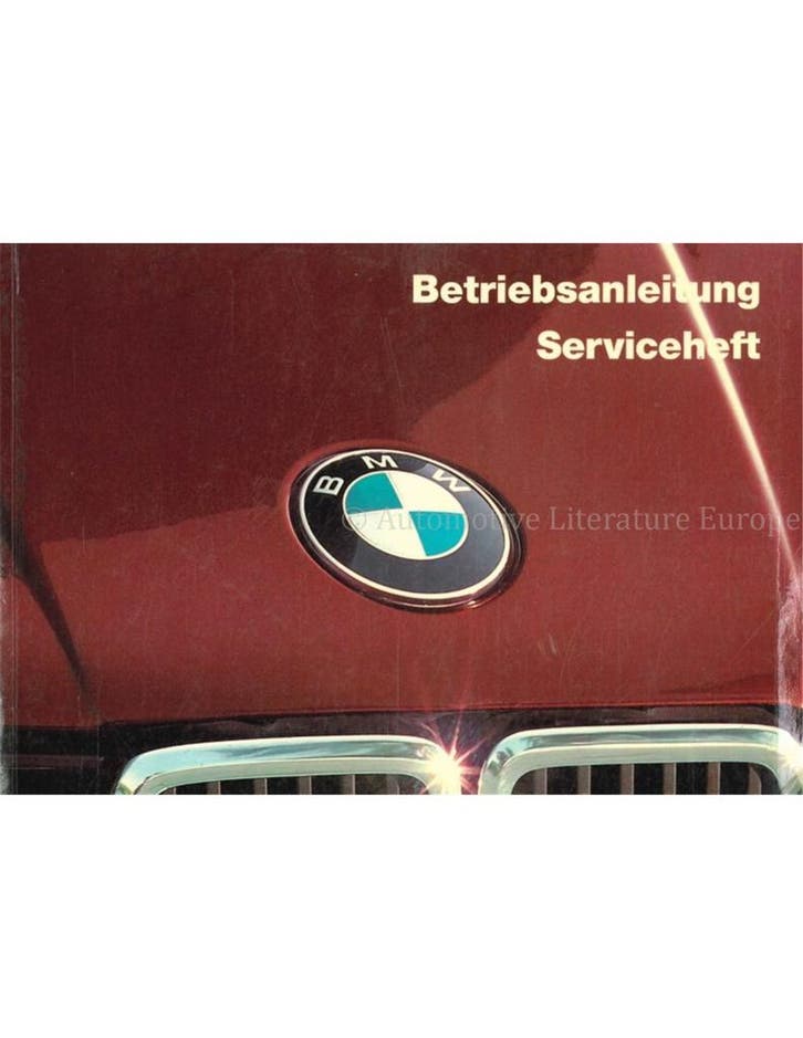 1985 BMW 3 SERIE INSTRUCTIEBOEKJE DUITS, Autos : Divers, Modes d'emploi & Notices d'utilisation