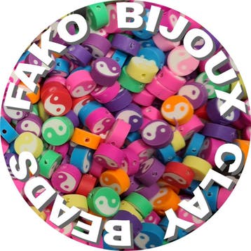 Fako Bijoux - Klei Kralen Yin Yang Mix - Figuurkralen -, Verzenden, Nieuw