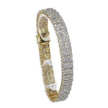 Bracelet - 18 carats Or jaune, Or blanc - 10.00ct. tw.