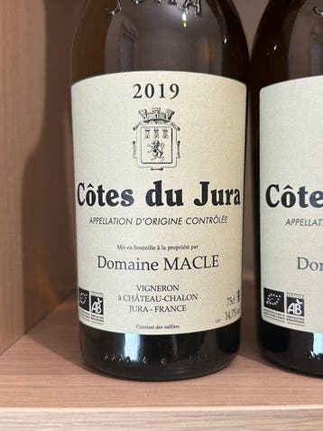 2019 Domaine Macle - Côtes du Jura - 3 Flessen (0.75 liter), Nieuw