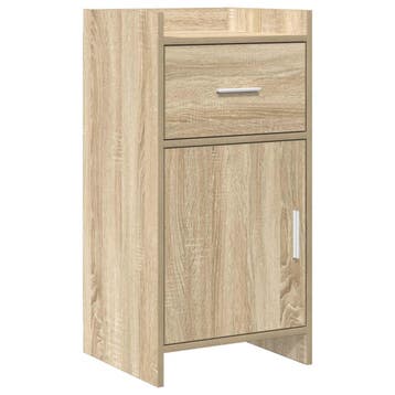 vidaXL Dressoir Sonoma Eiken 40 x 36 x 80 cm Bewerkt hout, Verzenden