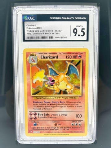 Pokémon Graded card - Charizard Holo - CGC 9.5 - Sword &, Nieuw
