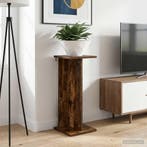 vidaXL Plantenstand Gerookte Eik 25 x 25,5 x 60,5 cm, Verzenden, Nieuw